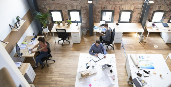 What is a co-working space?