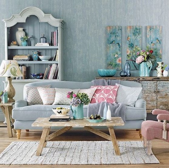 Shabby chic and Bohemian styles