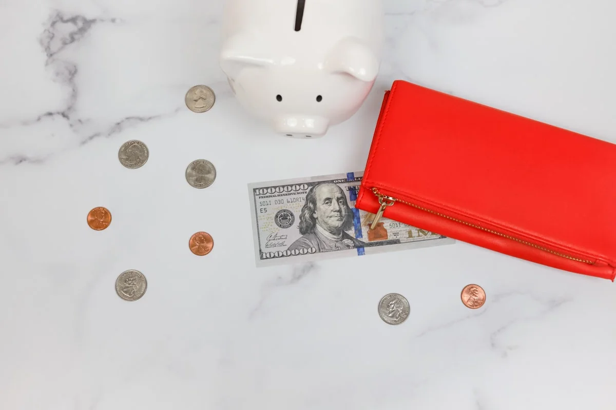 how to start emergency fund with little money - This feminine styled stock photo features money, cash, and coins and is perfect for business, accounting, or personal finance content.